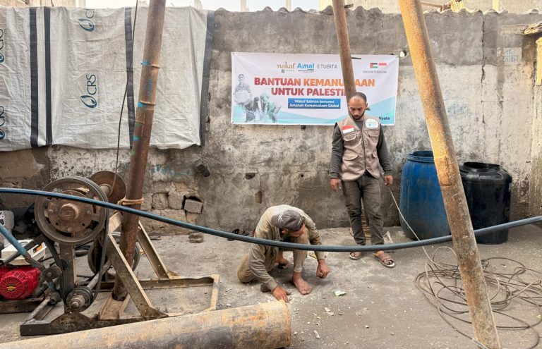 AMAL X Salman: 10.000 Orang di Ash Shati, Gaza Bisa Nikmati Sumur Wakafmu!