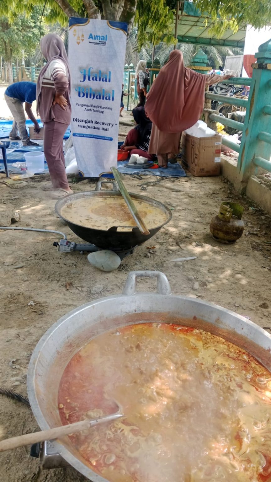 Hangat, AMAL Halal Bi Halal Bersama Warga Aceh Tamiang
