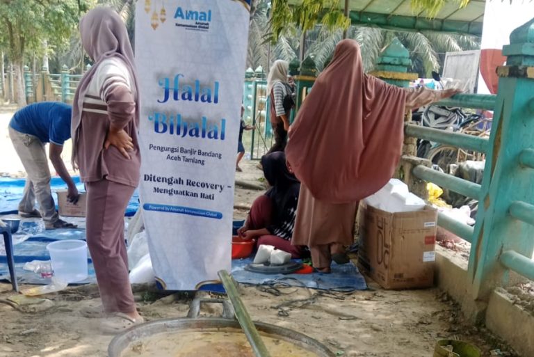 Hangat, AMAL Halal Bi Halal Bersama Warga Aceh Tamiang